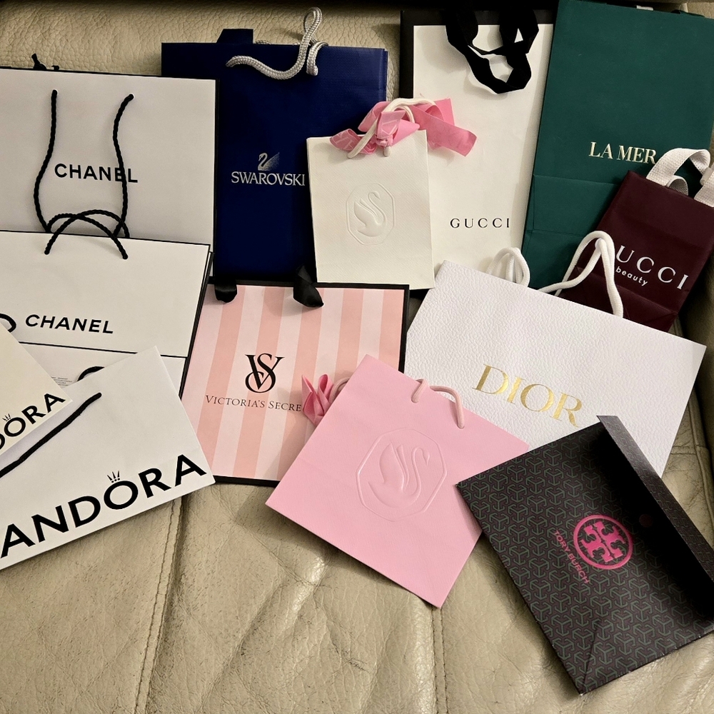Luxury Brand Shopping Bags Collection